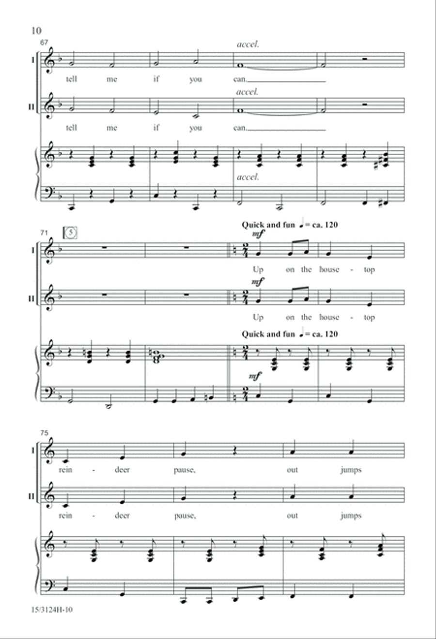 A Jolly, Jingling Carol Medley 2-Part scores gallery preview page 10