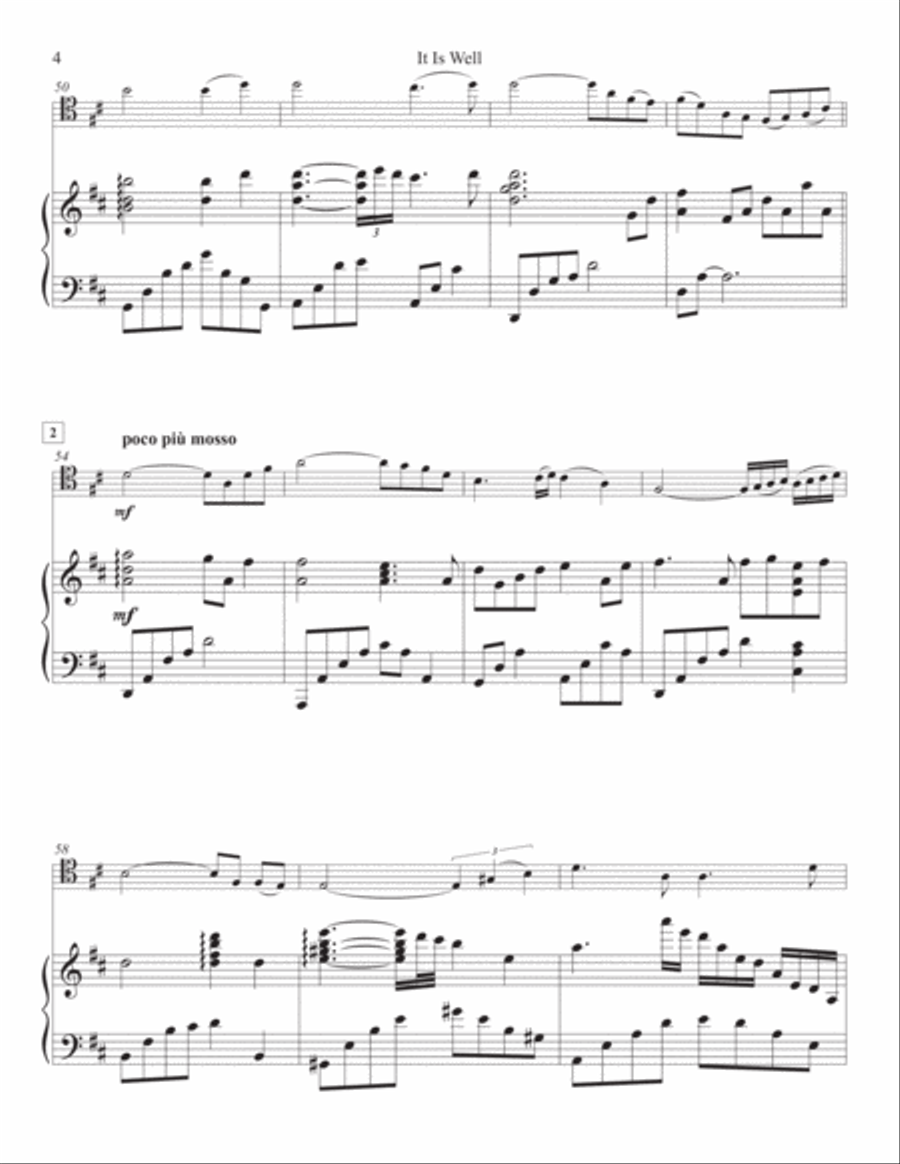 It Is Well - Piano & Cello Piano scores gallery preview page 6