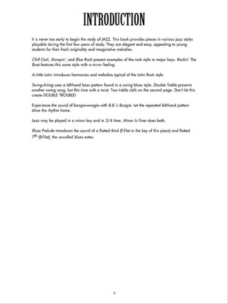 Jazz Starters - Easy Piano Piano Method scores gallery preview page 3