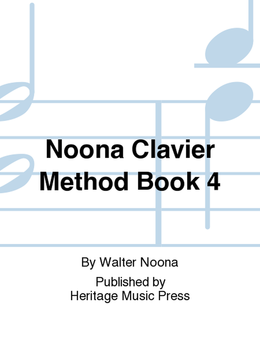 Noona Clavier Method Book 4