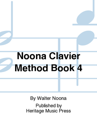 Book cover for Noona Clavier Method Book 4