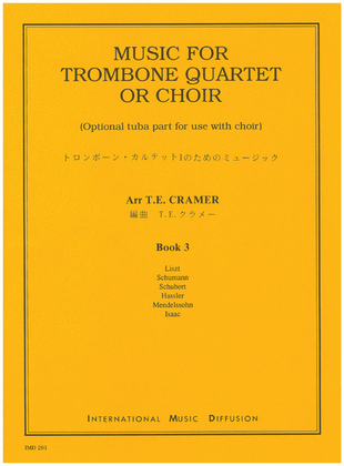 Book cover for Music For Trombone Quartet - Volume 3