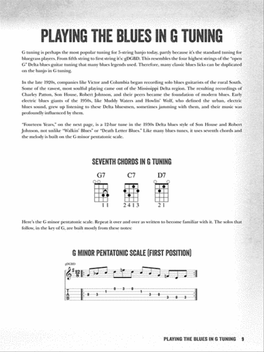 Blues Banjo Electric Guitar scores gallery preview page 4