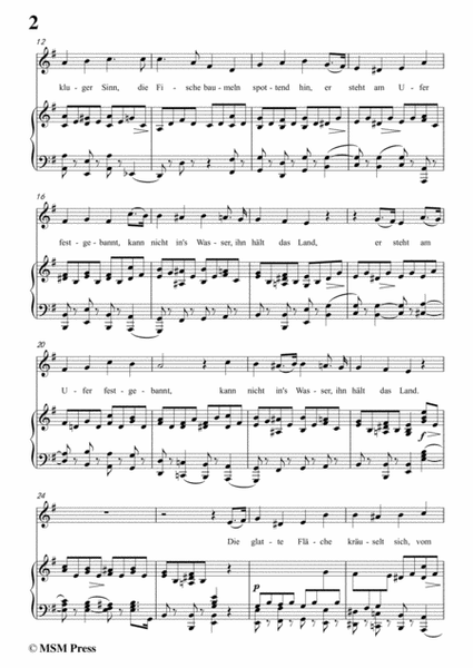 Schubert-Wie Ulfru fischt,in e minor,Op.21,No.3,for Voice and Piano image number null