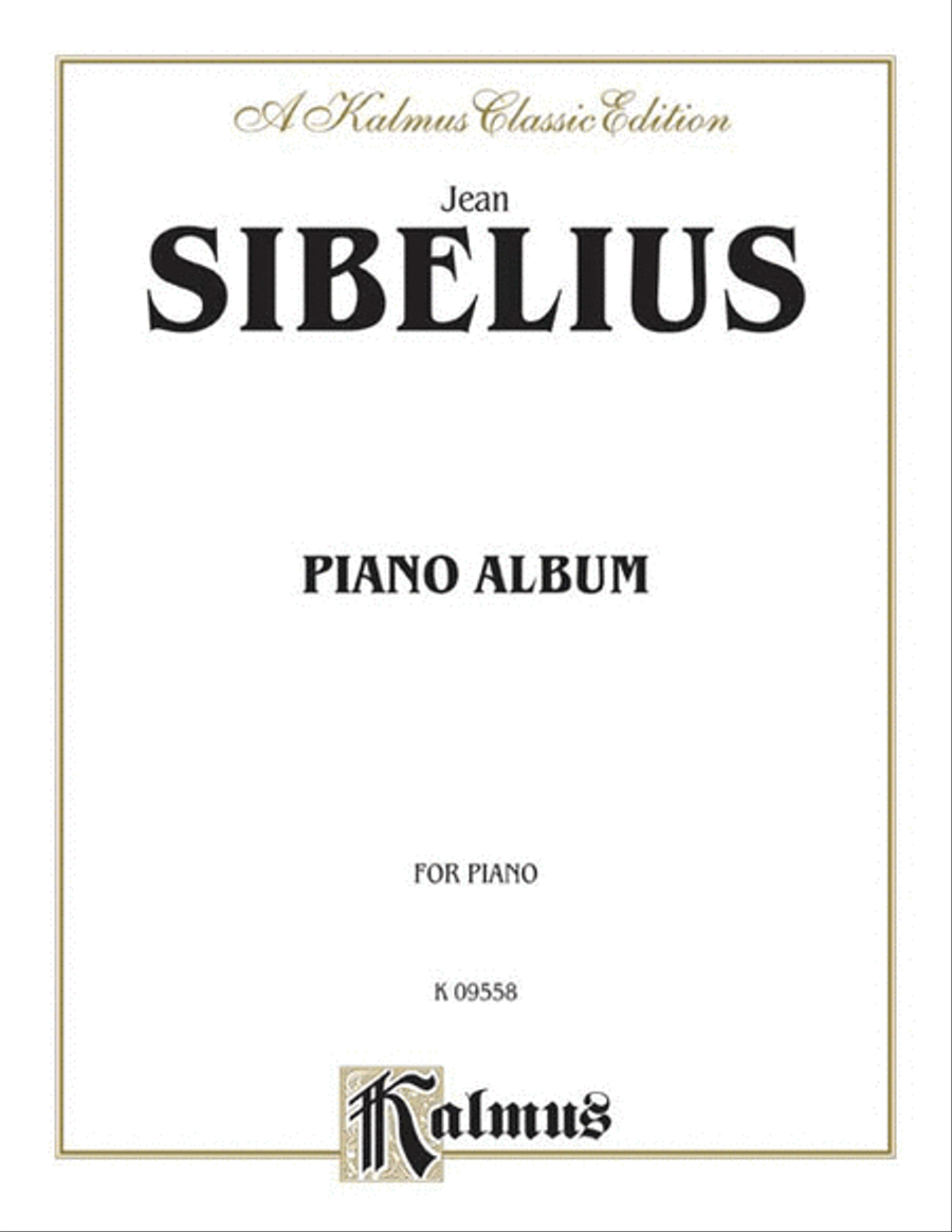 Sibelius Piano Album Sibelius Piano Album Piano Solo scores gallery preview page 1