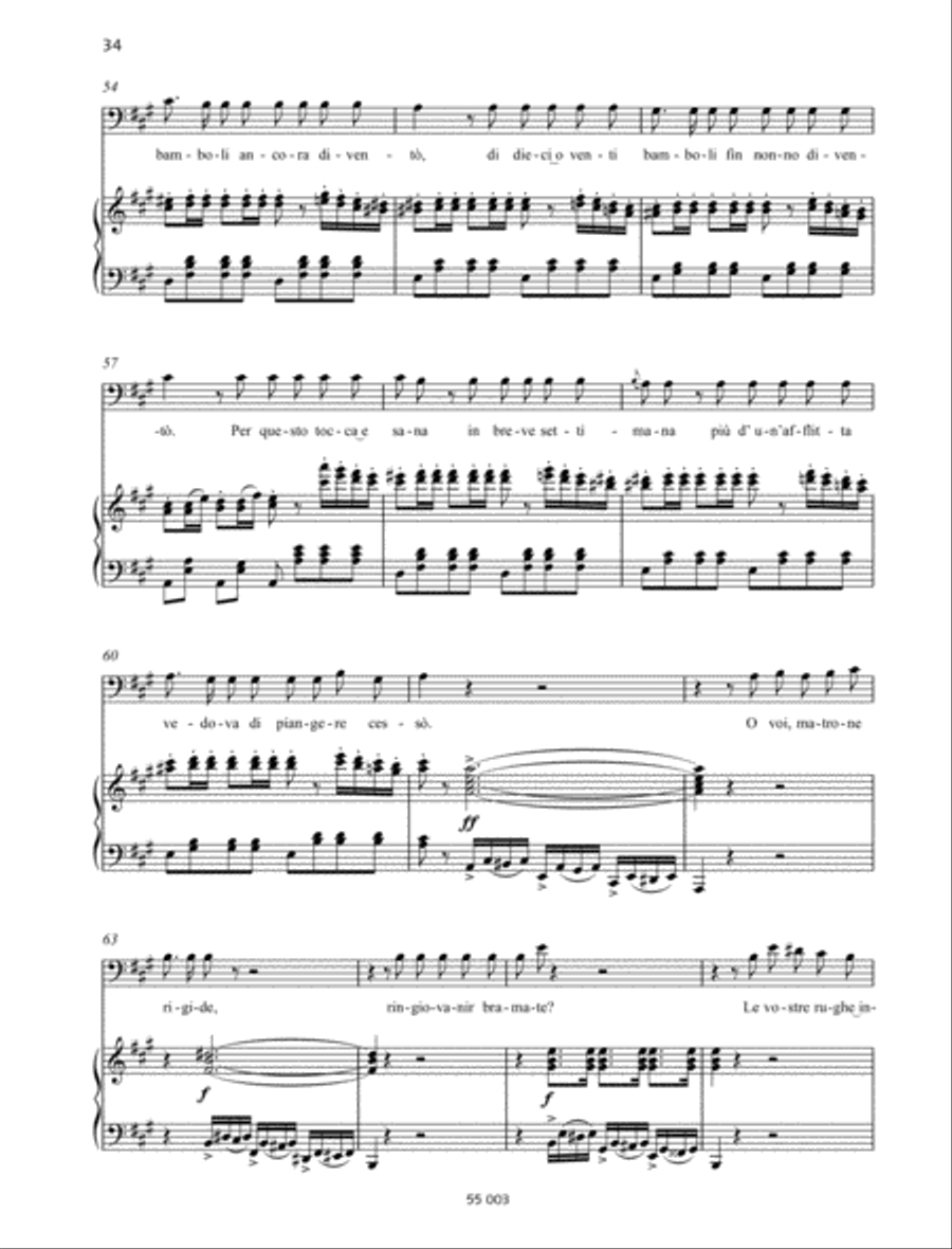 Udite, udite, o rustici Baritone Voice scores gallery preview page 5