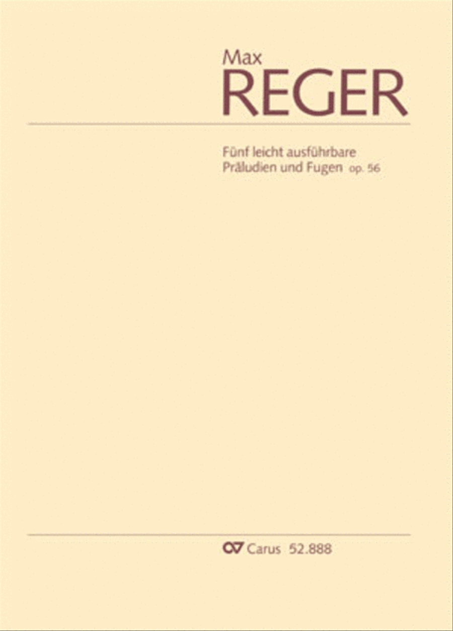 Funf leicht ausfuhrbare Praludien und Fugen