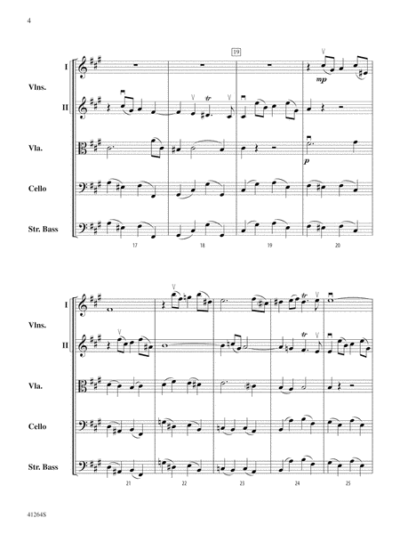 Andante from Trio Sonata Op. 5, No. 1: Score