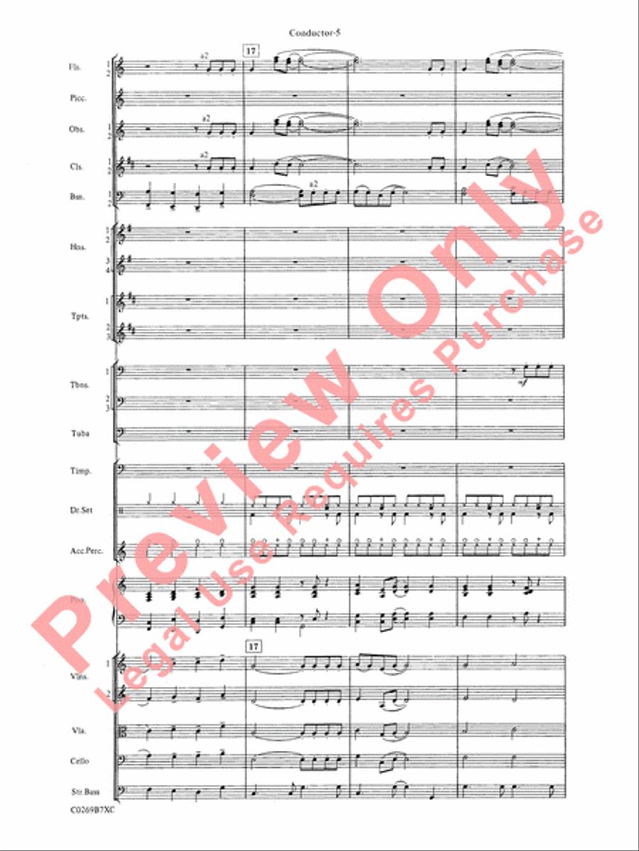 Leroy Anderson Favorites Leroy Anderson Favorites Full Orchestra scores gallery preview page 8