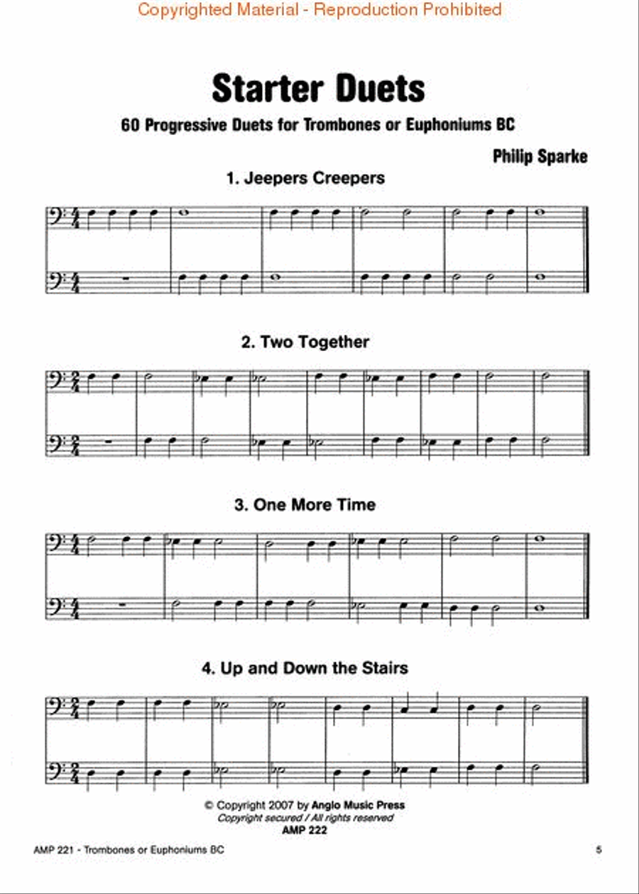 Starter Duets Starter Duets Euphonium scores gallery preview page 2