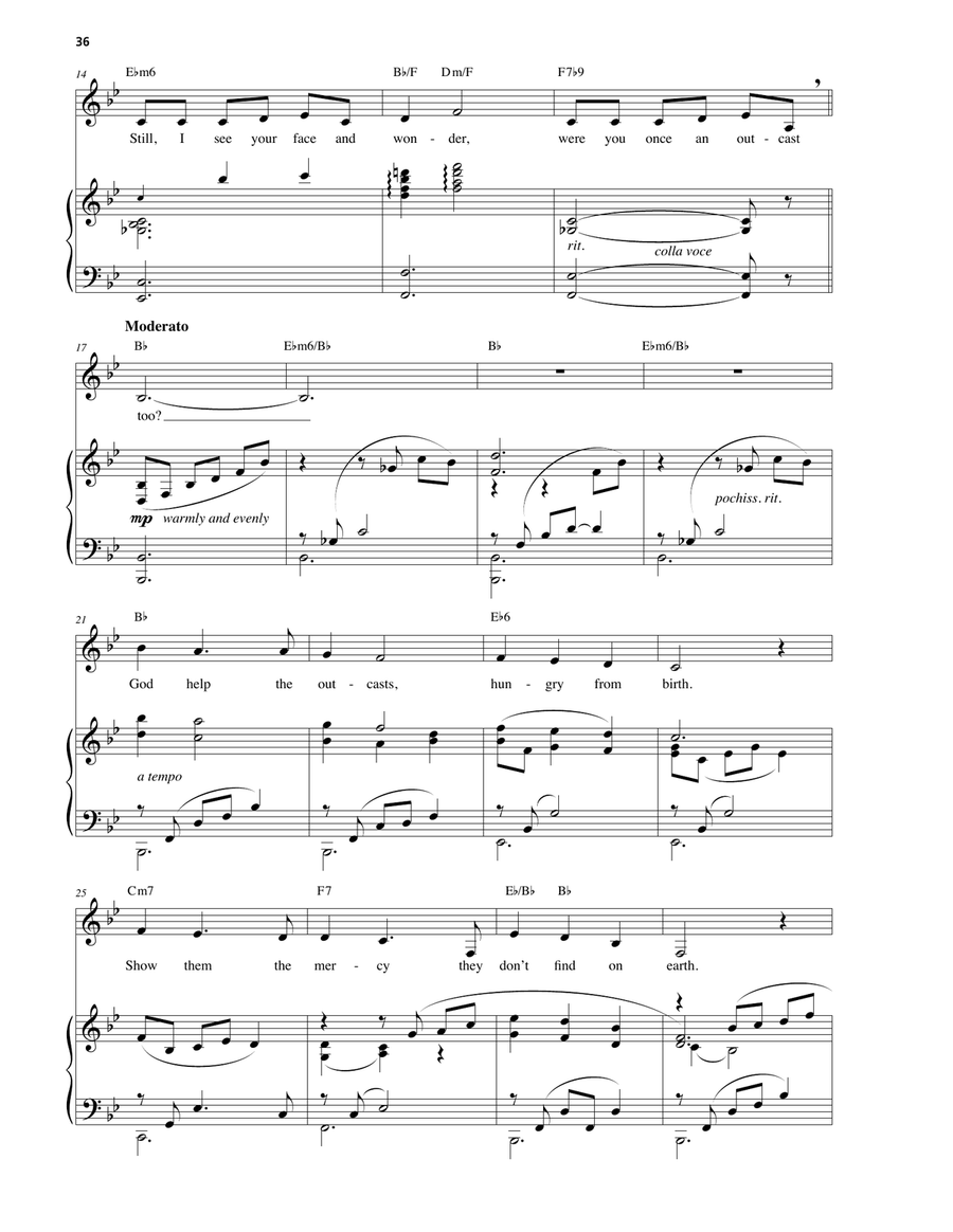 God Help The Outcasts (from The Hunchback Of Notre Dame: A New Musical) Voice Solo scores gallery preview page 2