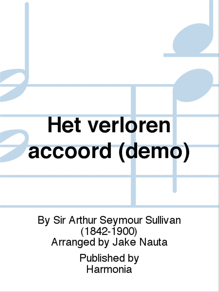 Het verloren accoord 4-Part scores gallery preview page 1