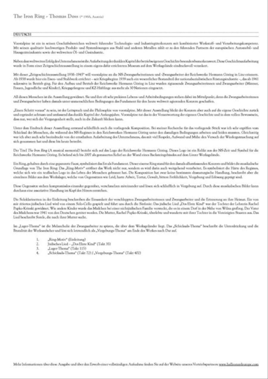 The Iron Ring Concert Band scores gallery preview page 4