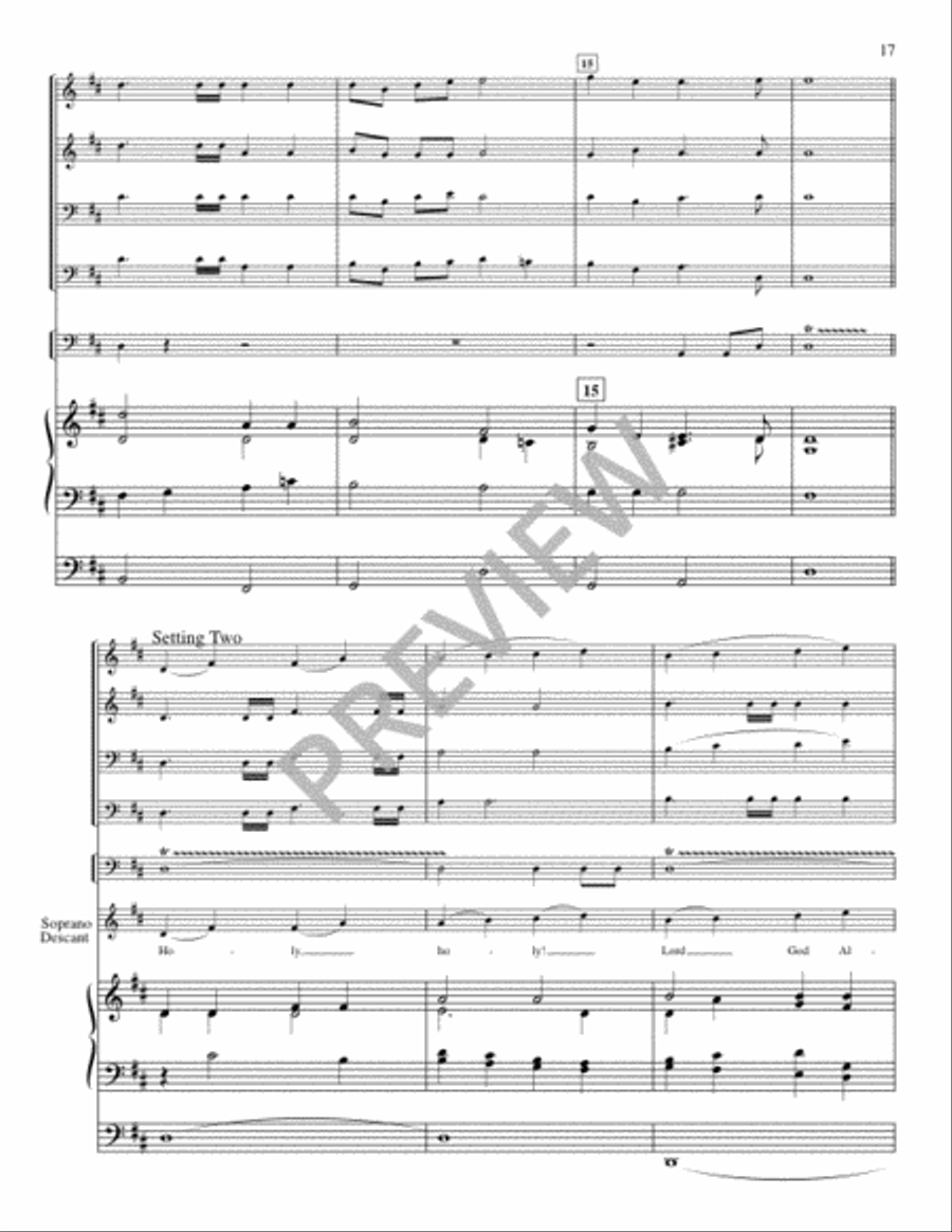 Festival Hymns for Organ, Brass, and Timpani - Volume 3, General Trombone scores gallery preview page 19