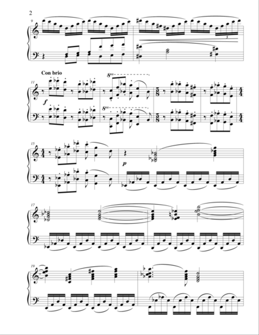 Rondo Scherzando for Piano Solo Piano Solo scores gallery preview page 4
