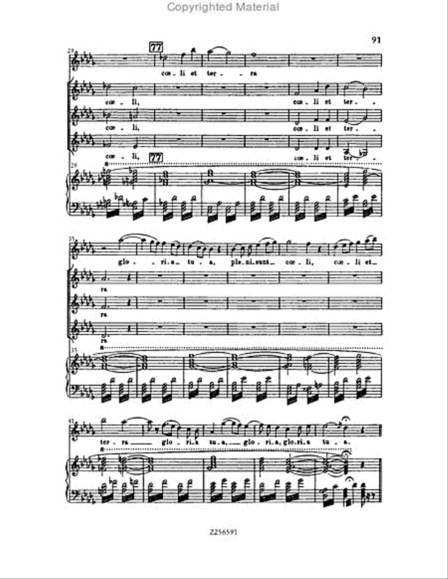Grande Messe du Morts, H 75 Choir scores gallery preview page 91