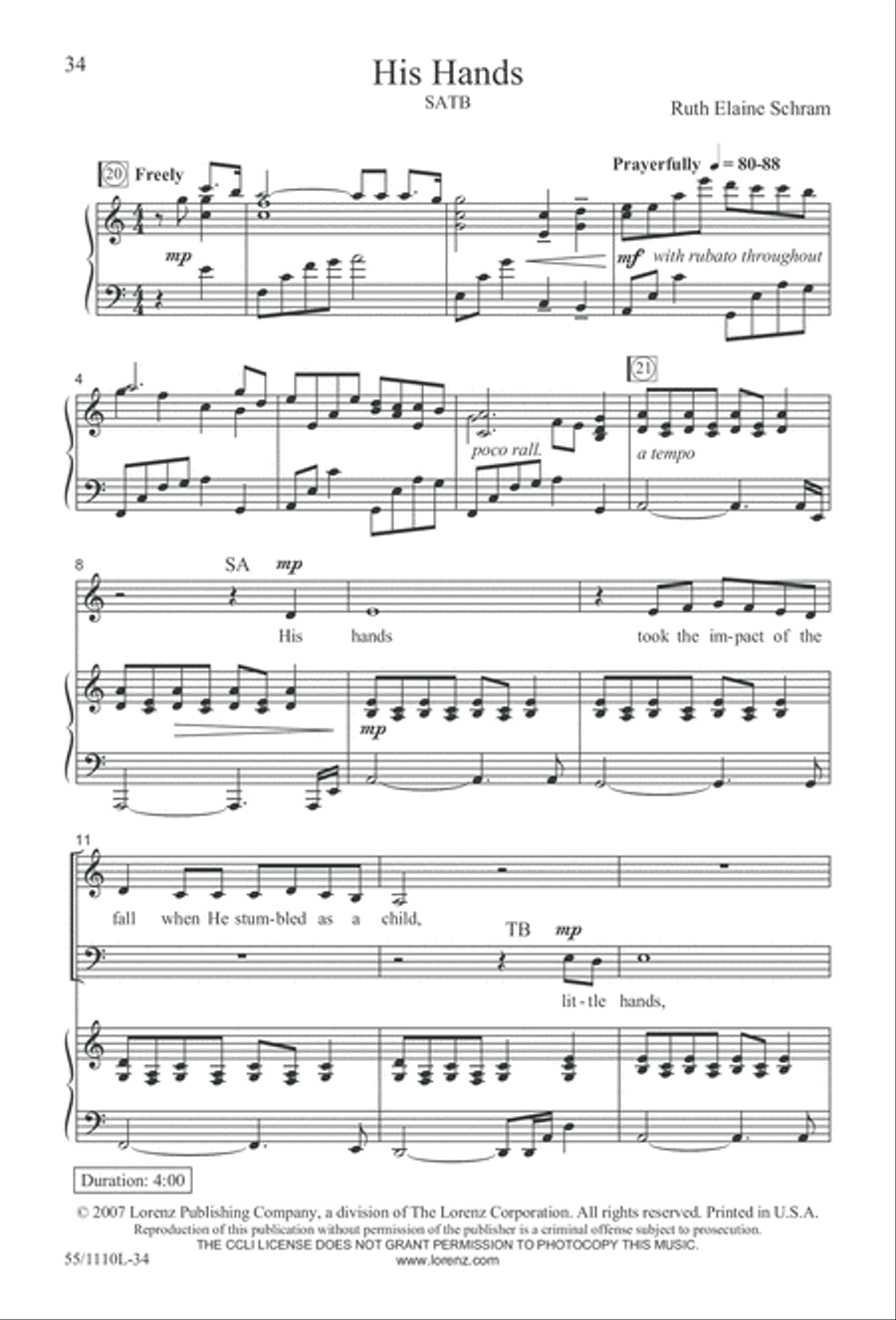 The Living Last Supper 4-Part scores gallery preview page 35