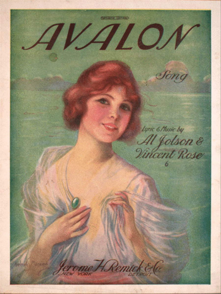 Avalon. Song Voice scores gallery preview page 1