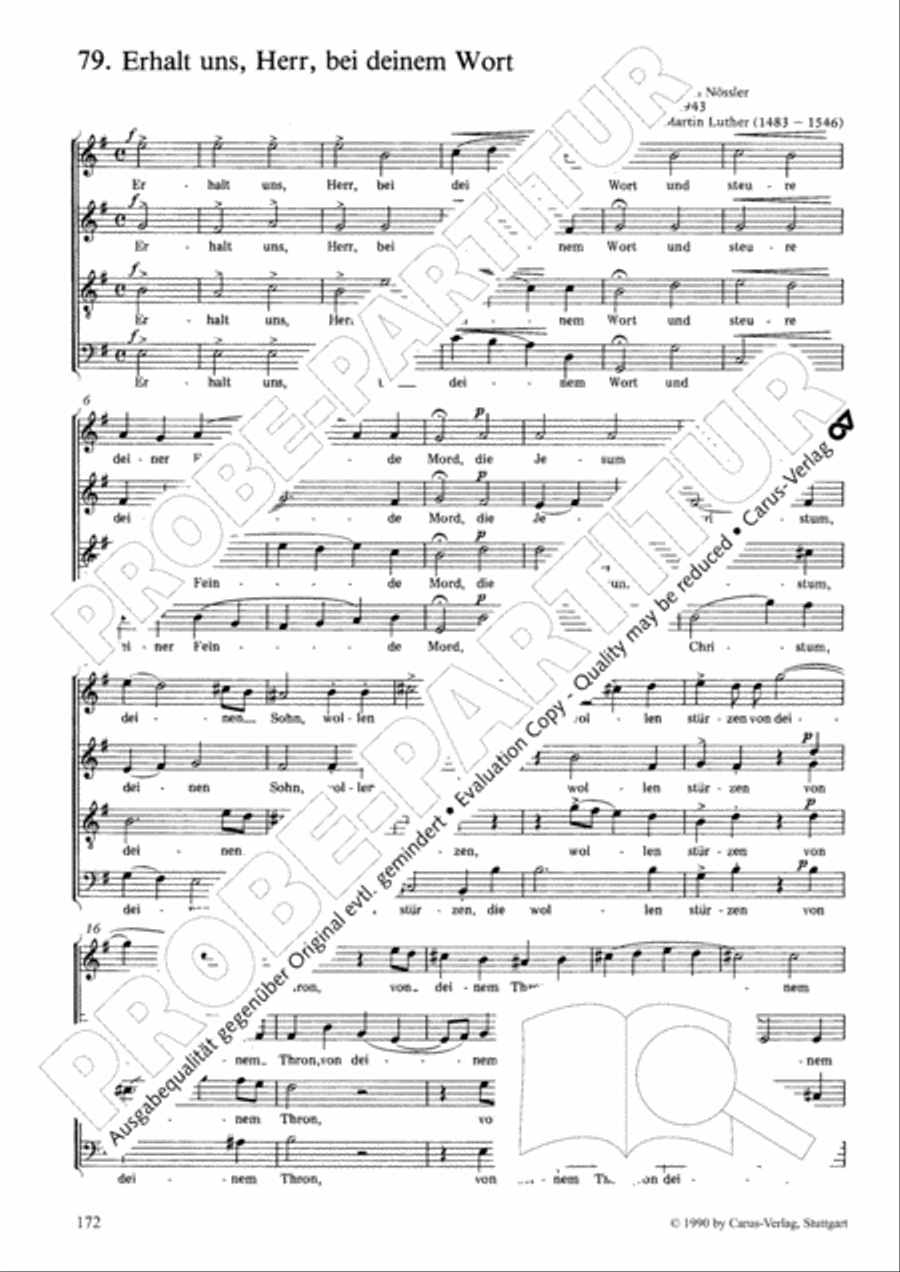 Geistliches Chorbuch der Romantik Choir scores gallery preview page 173