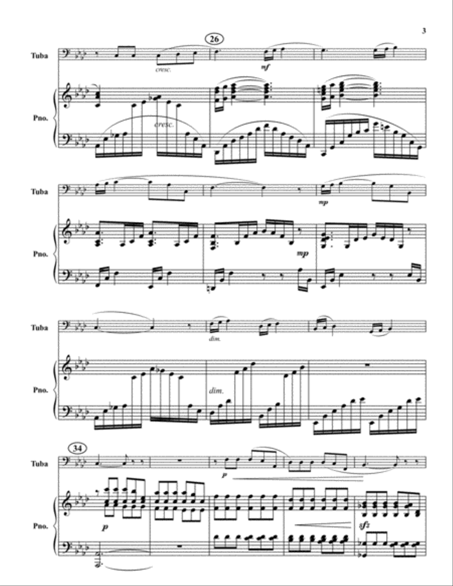 Arioso Gloria Tuba scores gallery preview page 3