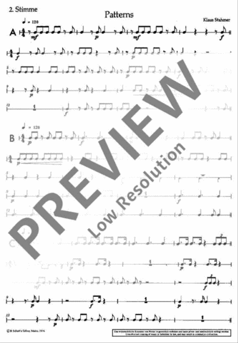Patterns Part scores gallery preview page 3