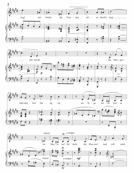 SCHUMANN: Was weinst du, Blümlein, Op. 23 no. 1 (transposed to E major)