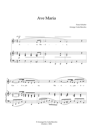 Book cover for Ave Maria - Schubert F Major