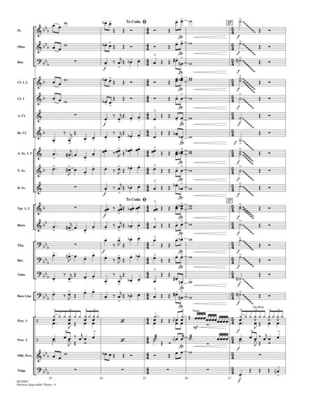 Mission: Impossible Theme - Full Score