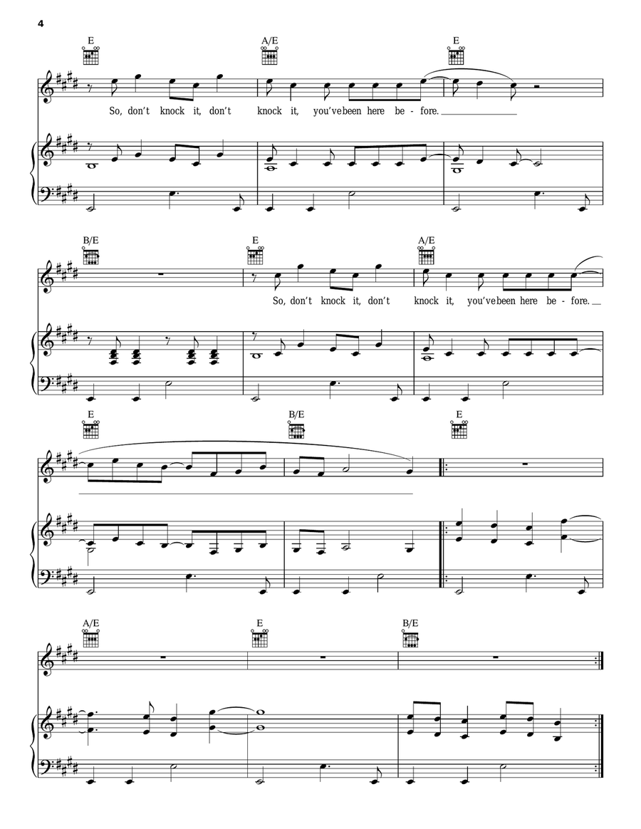 Notion Piano, Vocal, Guitar scores gallery preview page 4