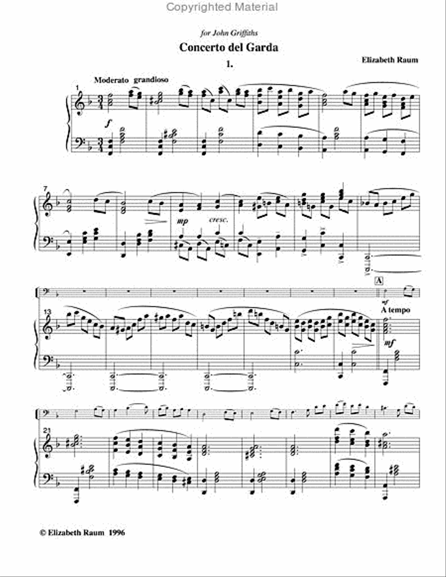Concerto del Garda Euphonium scores gallery preview page 4