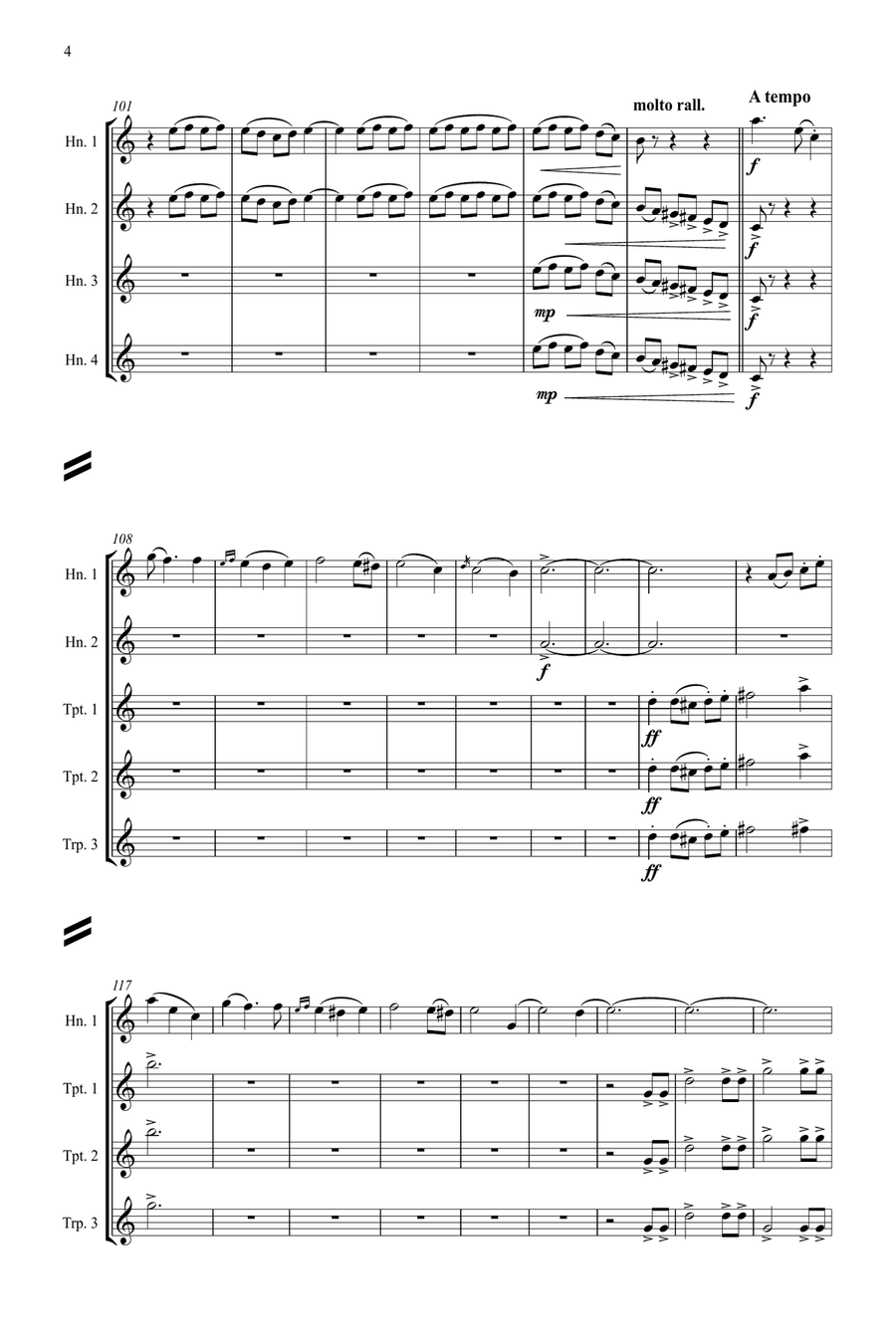 The Bells Of Notre Dame The Bells Of Notre Dame Brass Ensemble scores gallery preview page 4