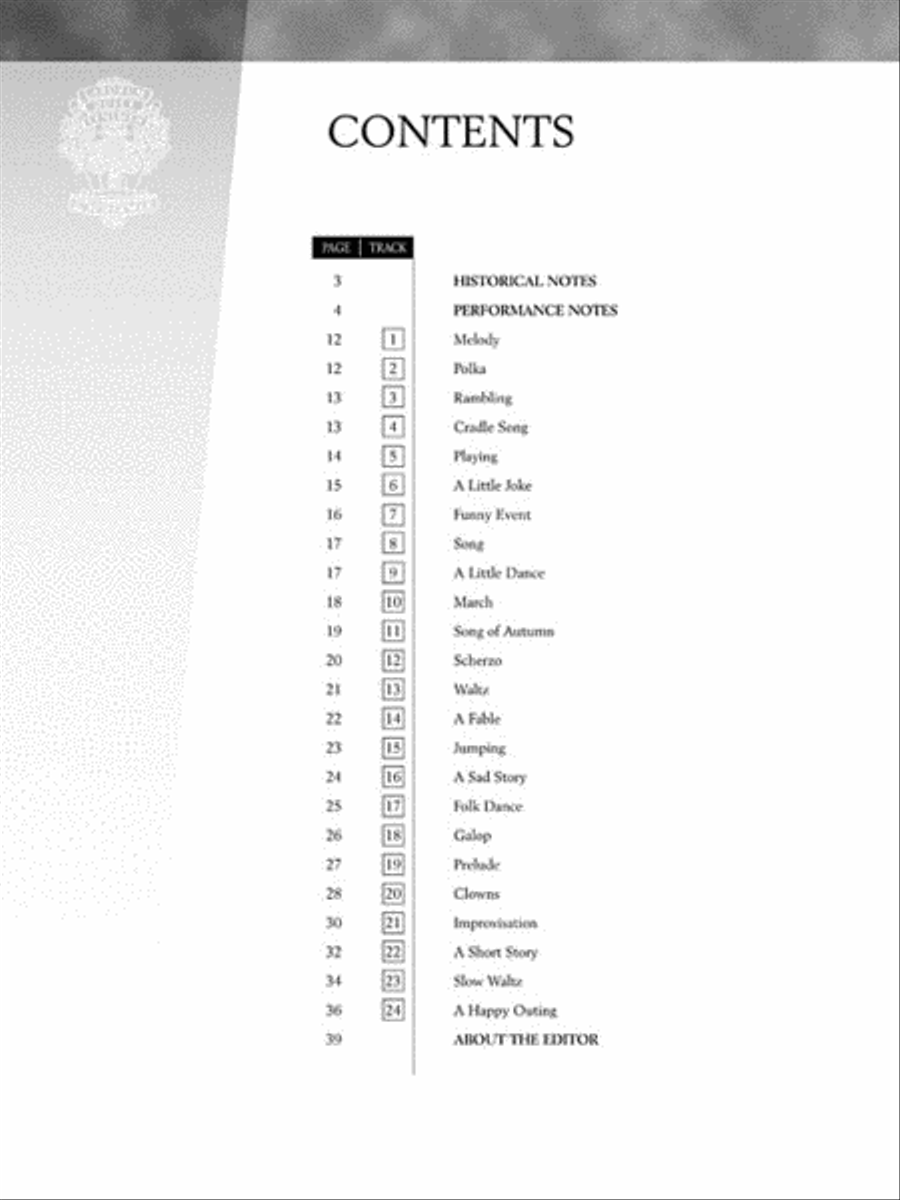 Kabalevsky – 24 Pieces for Children, Opus 39 Easy Piano scores gallery preview page 3