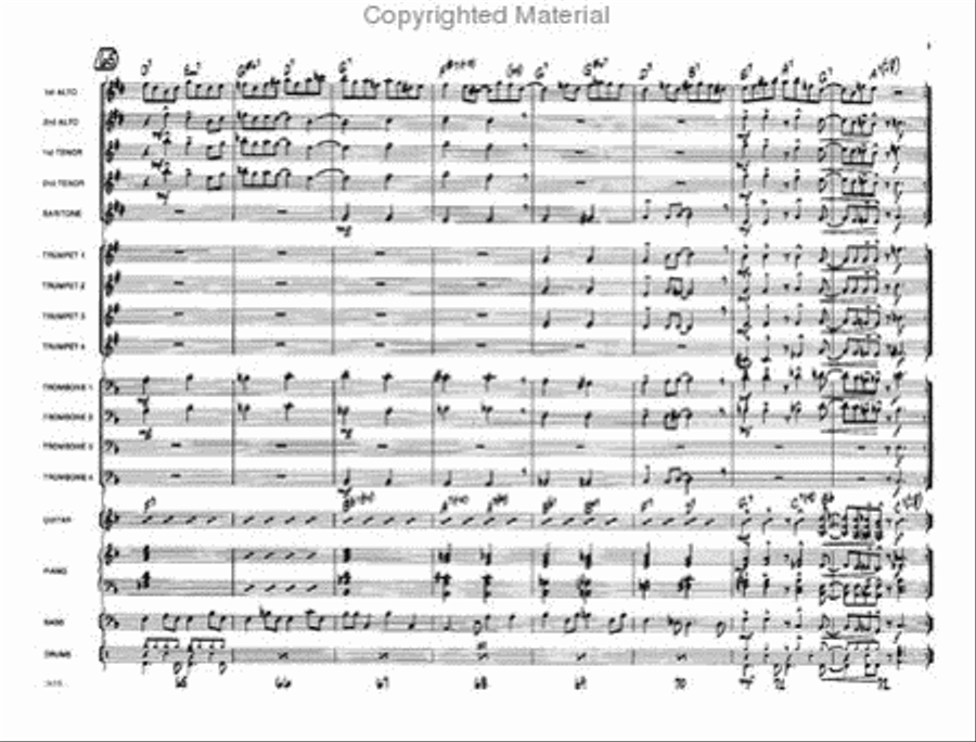 Chops, Don't Fail Me Now Jazz Ensemble scores gallery preview page 10