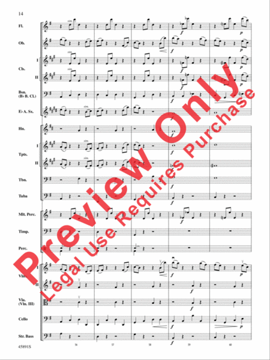 Dance of the Hours Full Orchestra scores gallery preview page 14