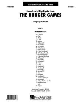 Book cover for The Hunger Games (Soundtrack Highlights) - Full Score