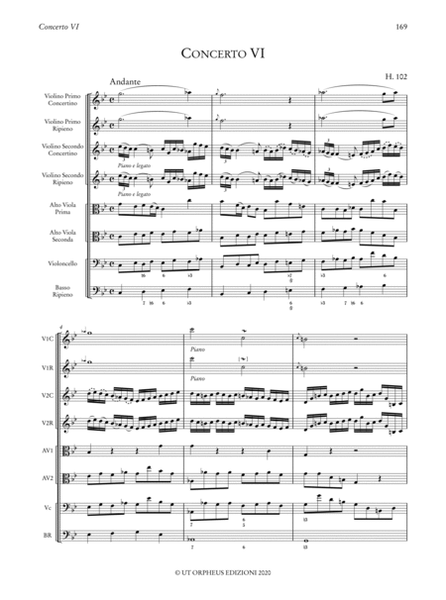Six Concertos after the Sonatas Op. 4 (1743) (H. 97-102). Critical Edition