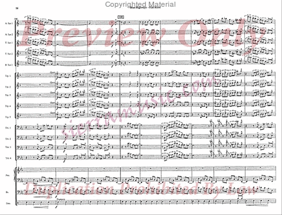 Blue Highways Blue Highways Jazz Ensemble scores gallery preview page 17