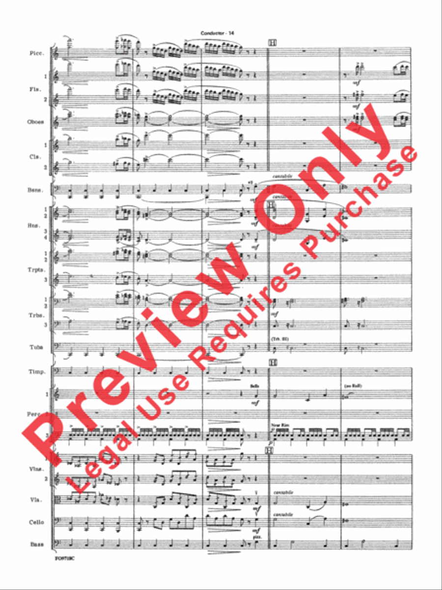 The Empire Strikes Back Medley Full Orchestra scores gallery preview page 45