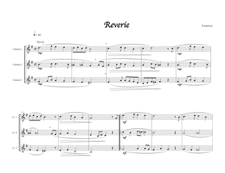 Book cover for Reverie (Clarinet Trio)