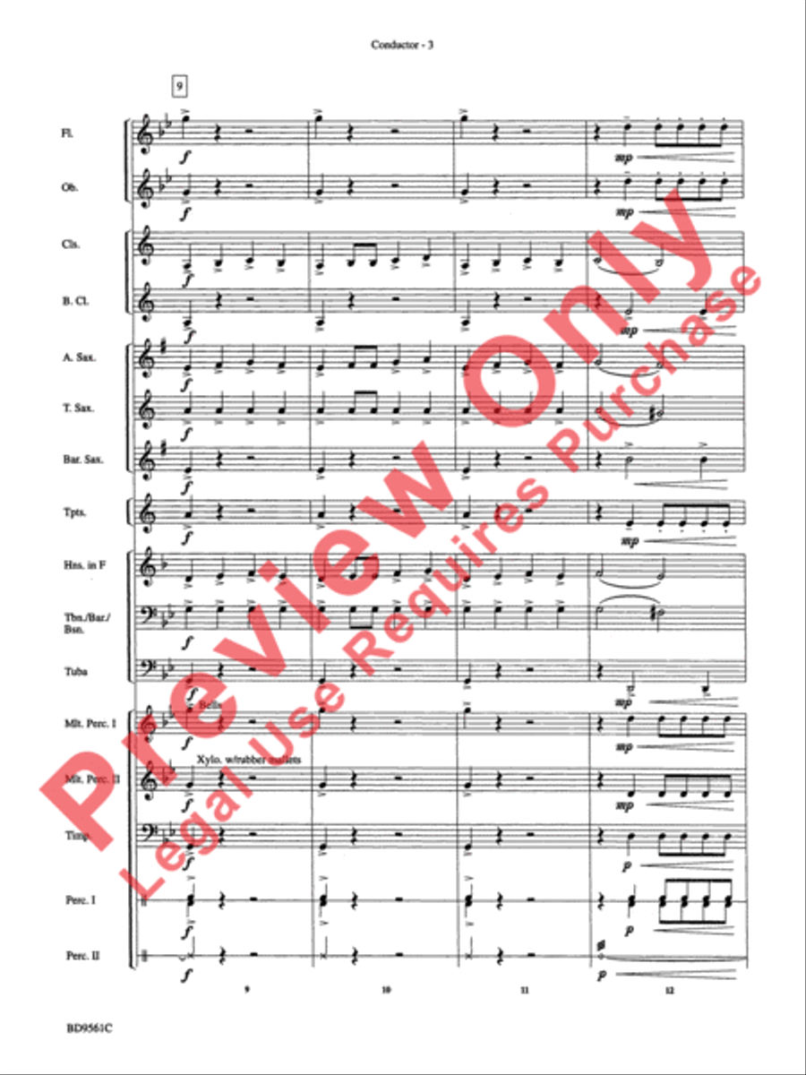 The Tempest The Tempest Concert Band scores gallery preview page 6