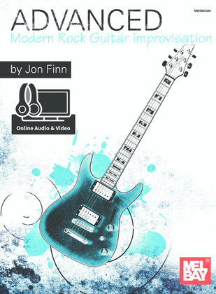 Book cover for Advanced Modern Rock Guitar Improvisation