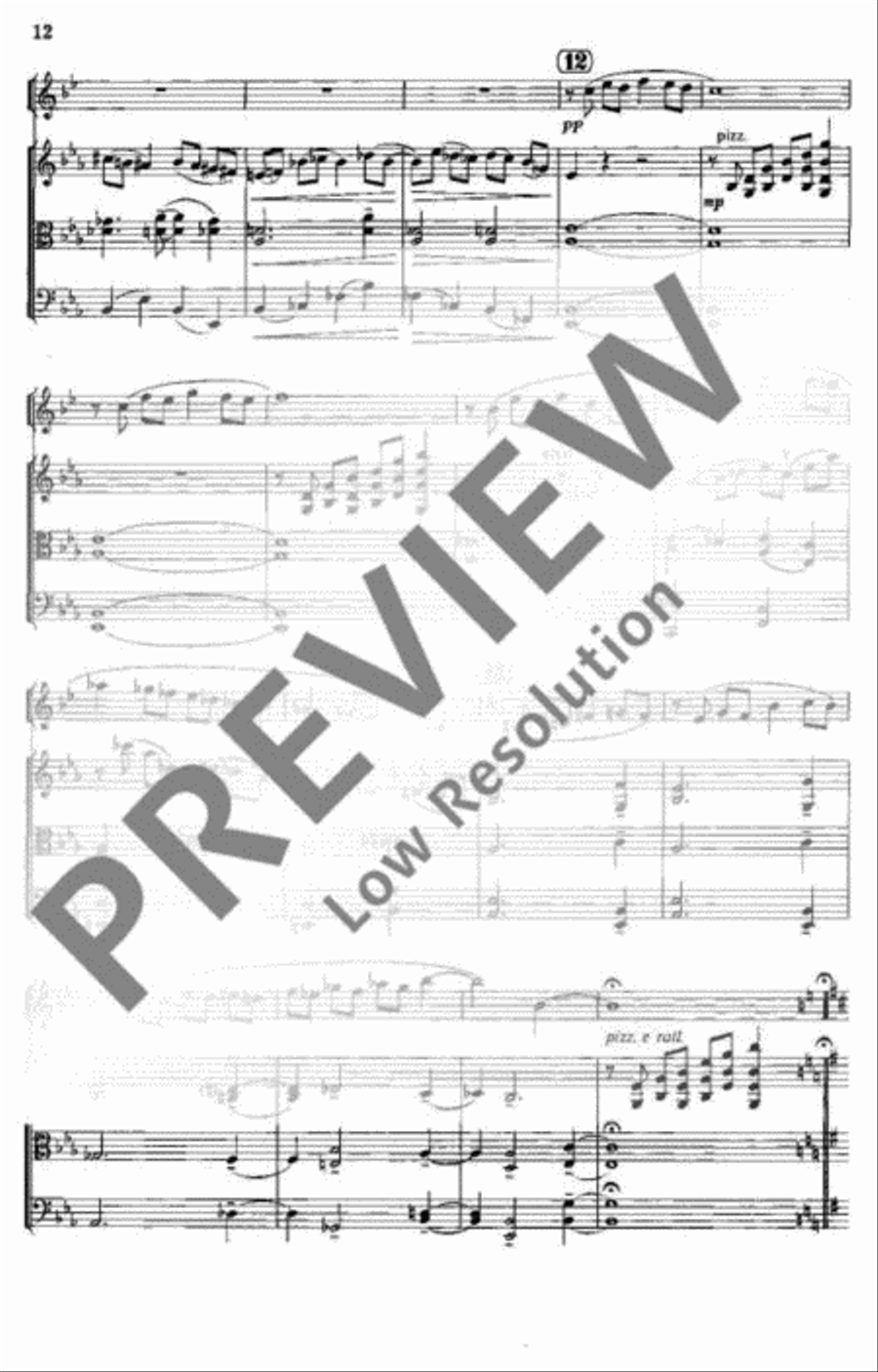 Quartet English Horn scores gallery preview page 13
