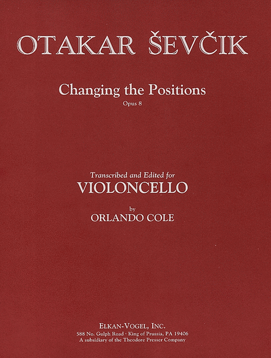 Changing the Positions, Op. 8