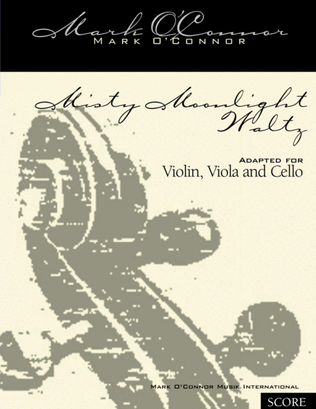 Book cover for Misty Moonlight Waltz (score - vln, vla, cel)