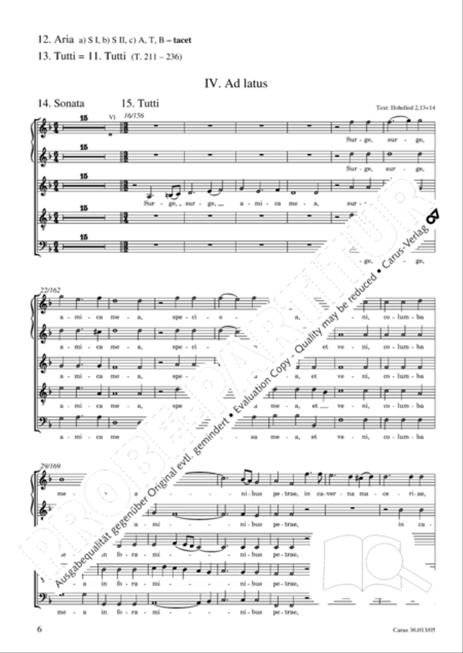 Membra Jesu nostri SSATB scores gallery preview page 7