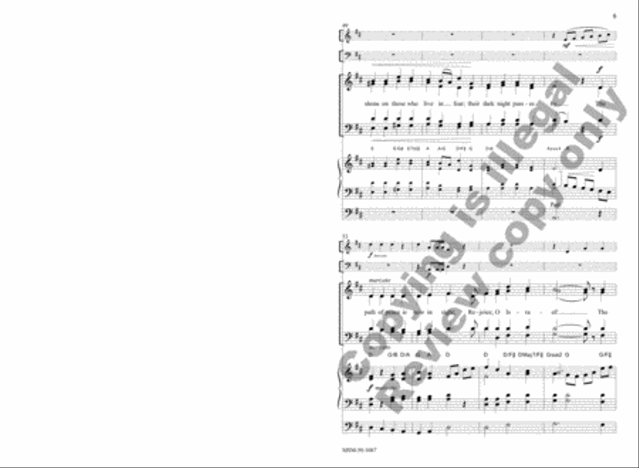 Canticle of Zechariah Canticle of Zechariah 4-Part scores gallery preview page 9