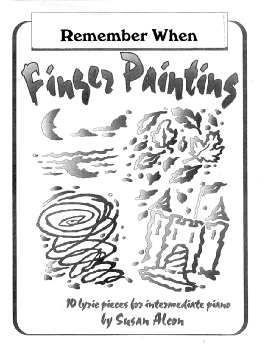 Remember When from Finger Painting by Susan Alcon Piano Solo scores gallery preview page 1