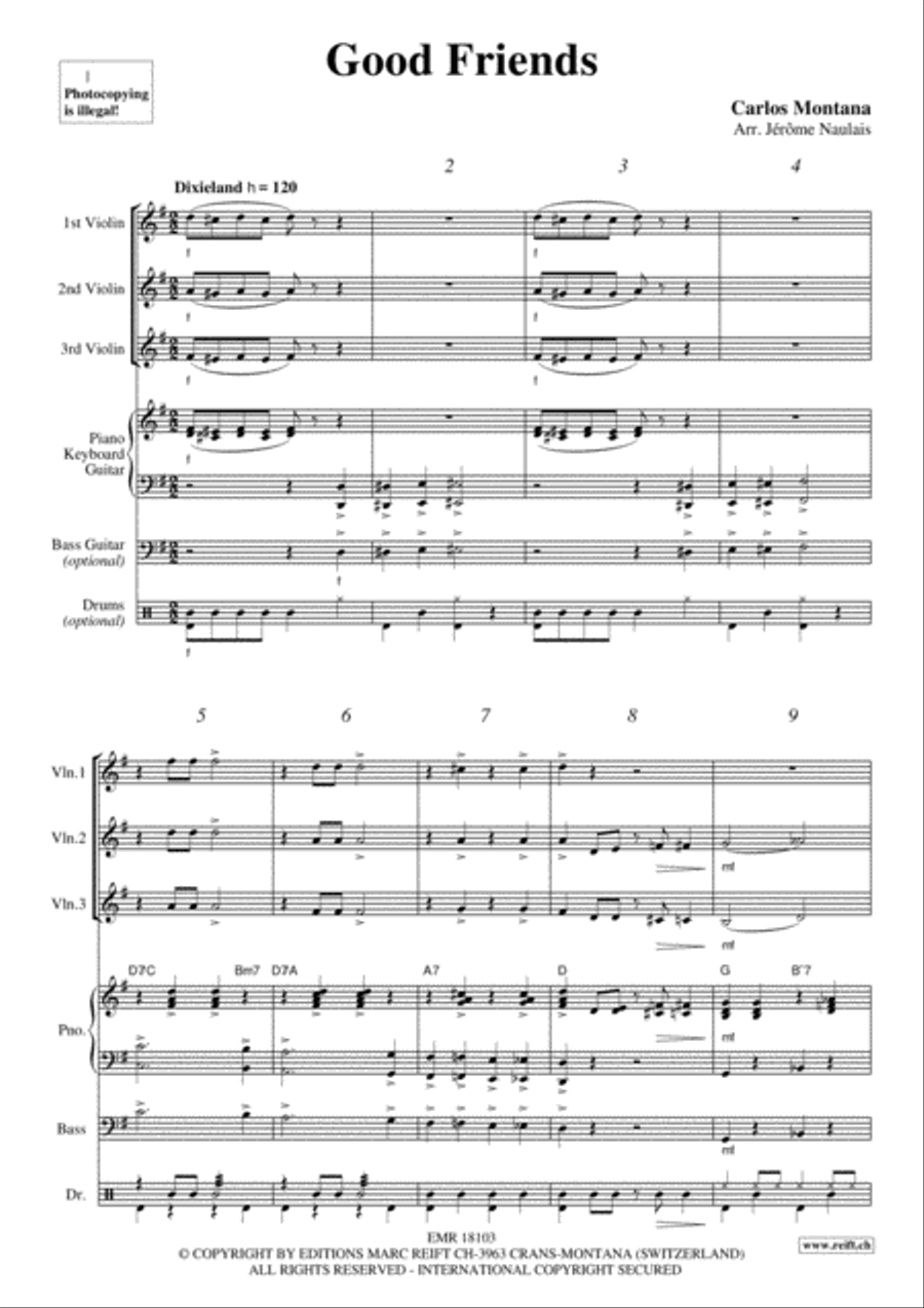 Good Friends Violin scores gallery preview page 3