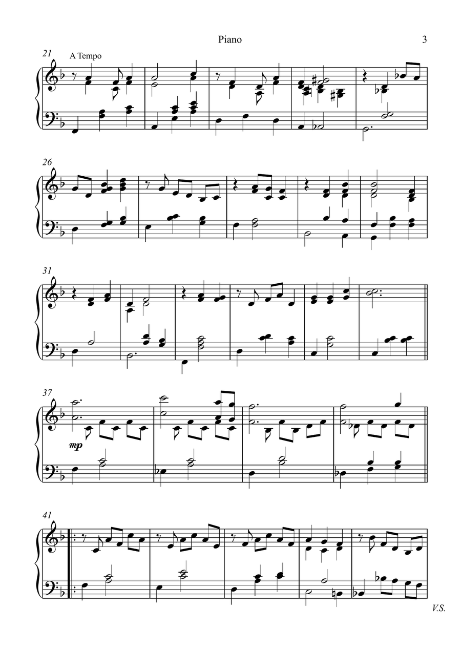 Ae Fond Kiss Clarinet Solo scores gallery preview page 3