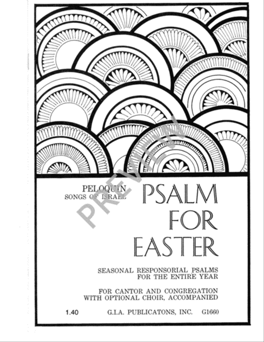 Psalm for Easter 4-Part scores gallery preview page 2